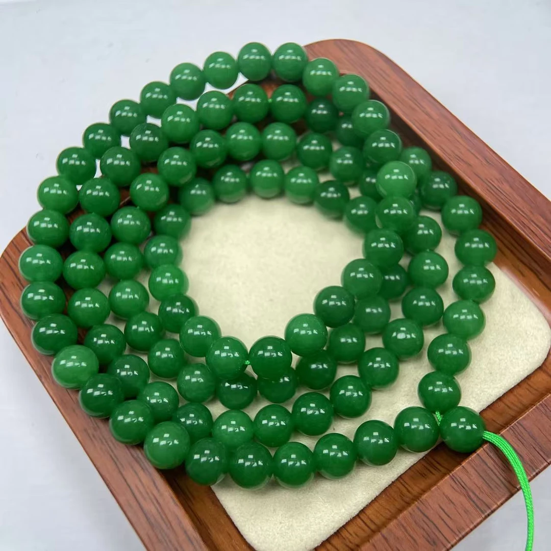 A726绿8mm项链时尚百搭女款多样发货其一