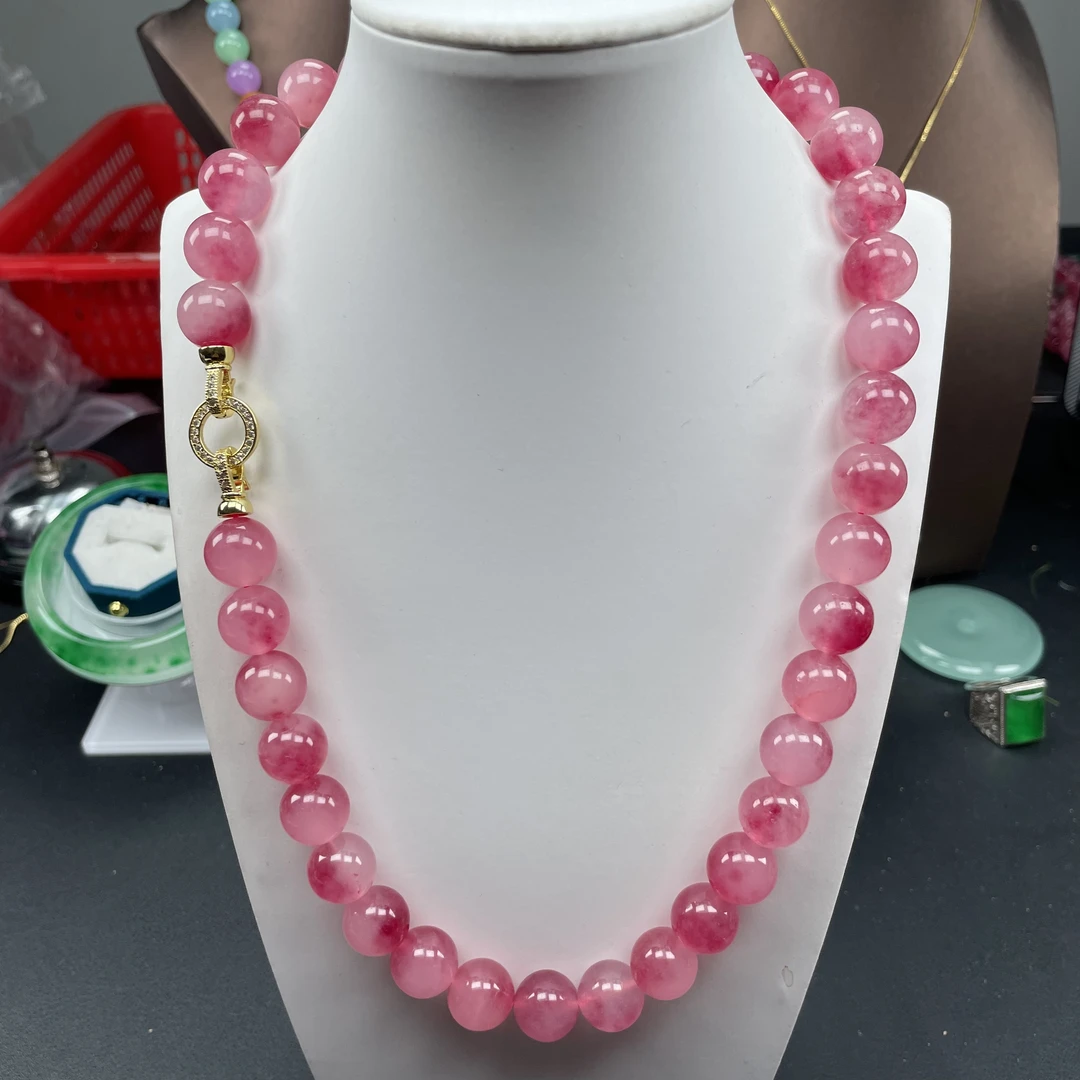 A288红飘花14mm项链时尚百搭女款多样发货其一