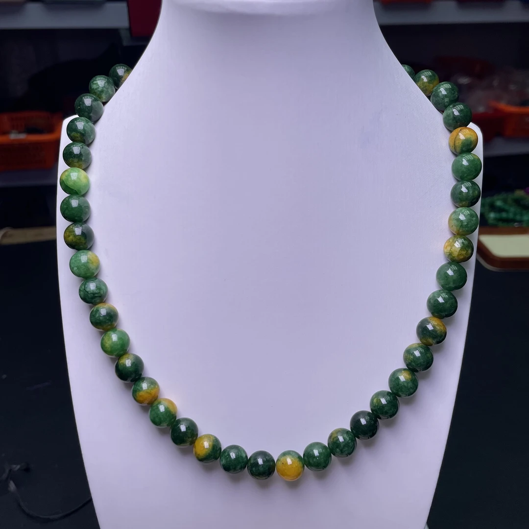 A68绿彩舒10mm项链妈妈时尚百搭女款多样发货其一