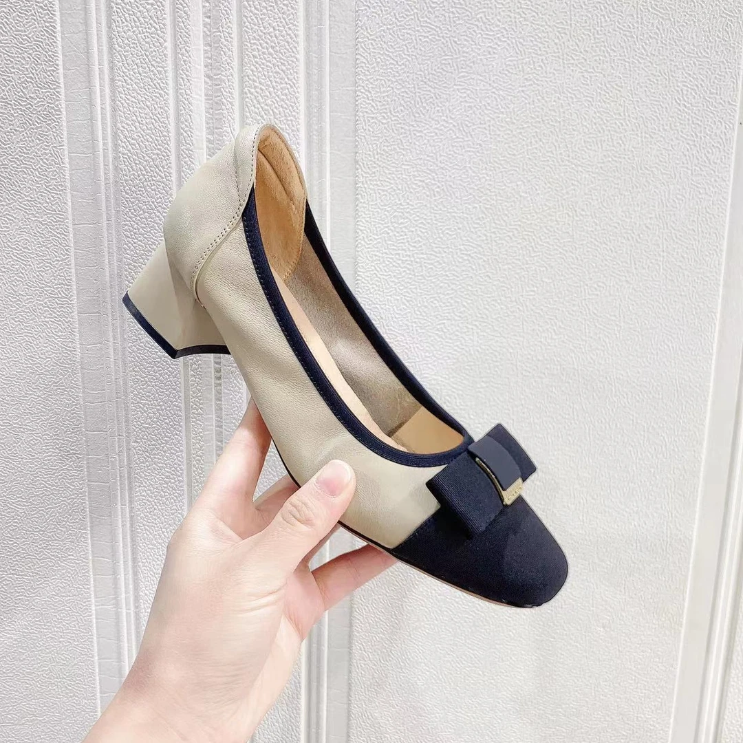 6161-C8-百搭春季女鞋厚底真皮乐福系带英伦风