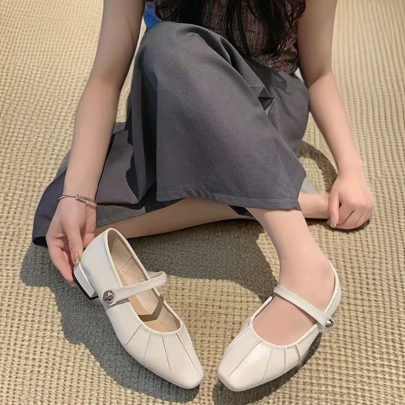 9550-A9-软底单鞋休闲女士工作鞋厚底鞋