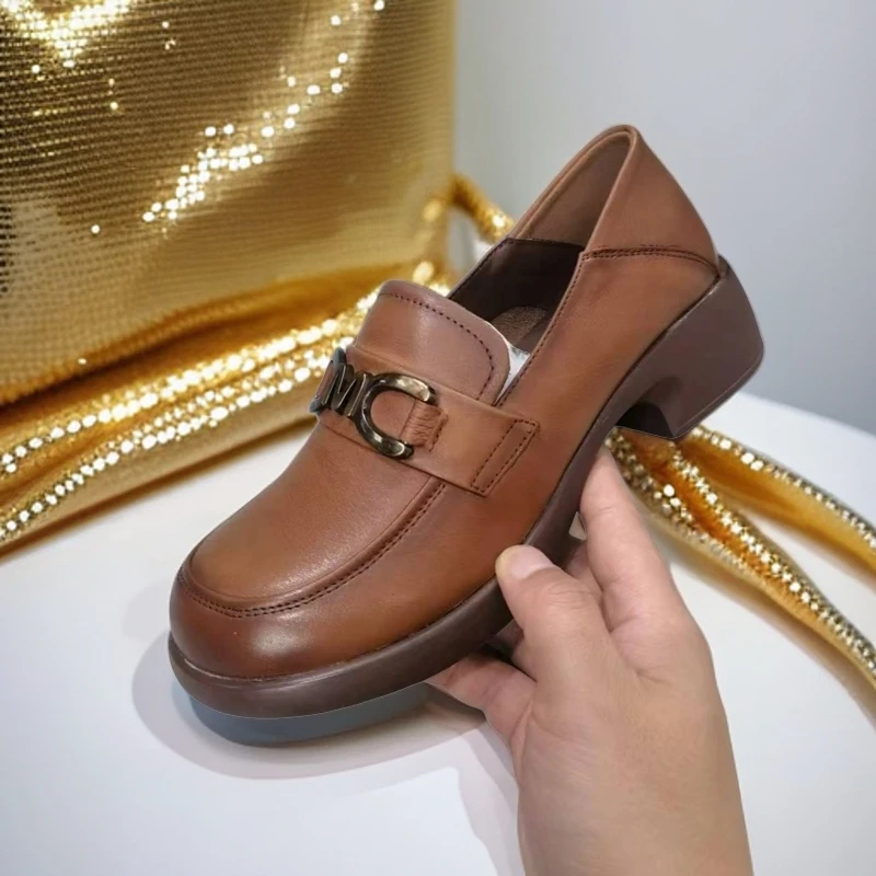 163-B4-软底单鞋休闲女士工作鞋厚底鞋