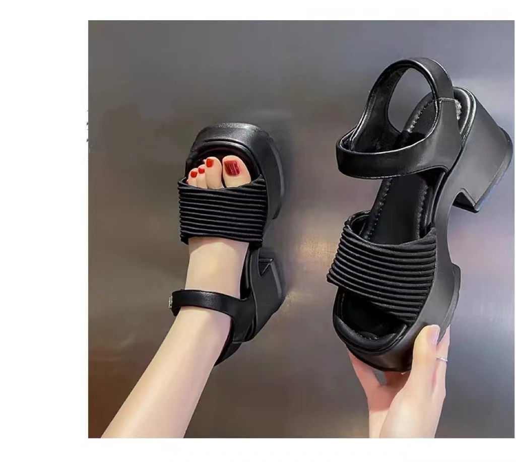 9166-A7-百搭春夏季女鞋时尚凉拖鞋女气质