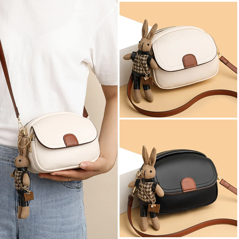 2025新款小众大容量手机包单肩小包包女斜挎包时尚女包百搭贝壳包