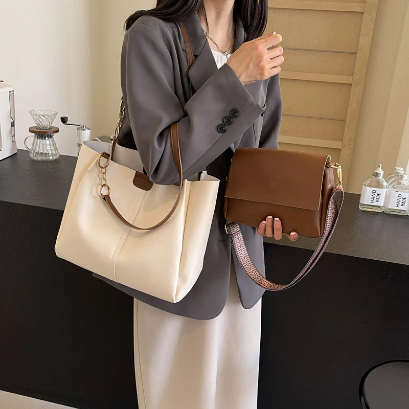 高级质感大容量包包2025新款春夏女包洋气百搭斜挎包单肩托特包