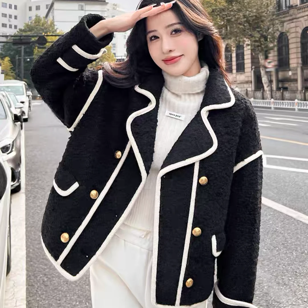 【维维专属】（黑色）时尚圈发酵的重组文化时尚美学羽绒服XB3383