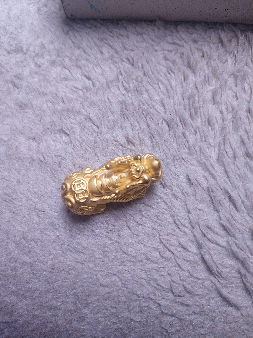 金元宝足金999貔貅珠子首饰貔貅