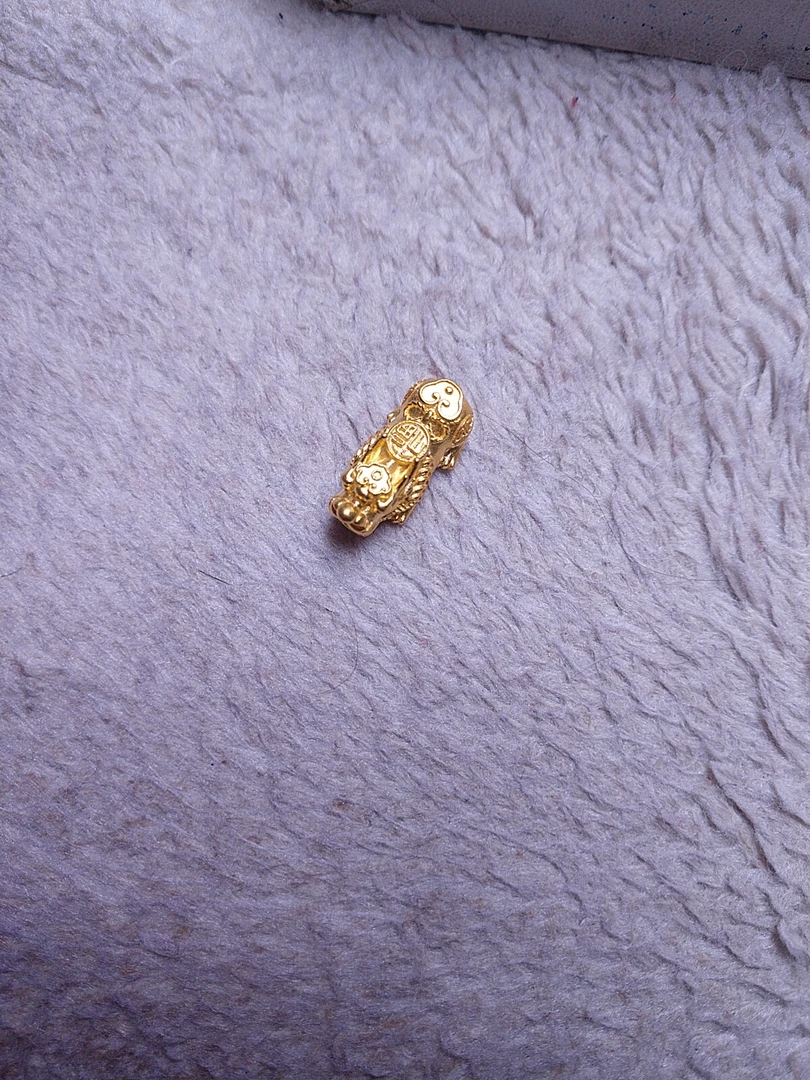 金元宝足金999貔貅珠子首饰貔貅