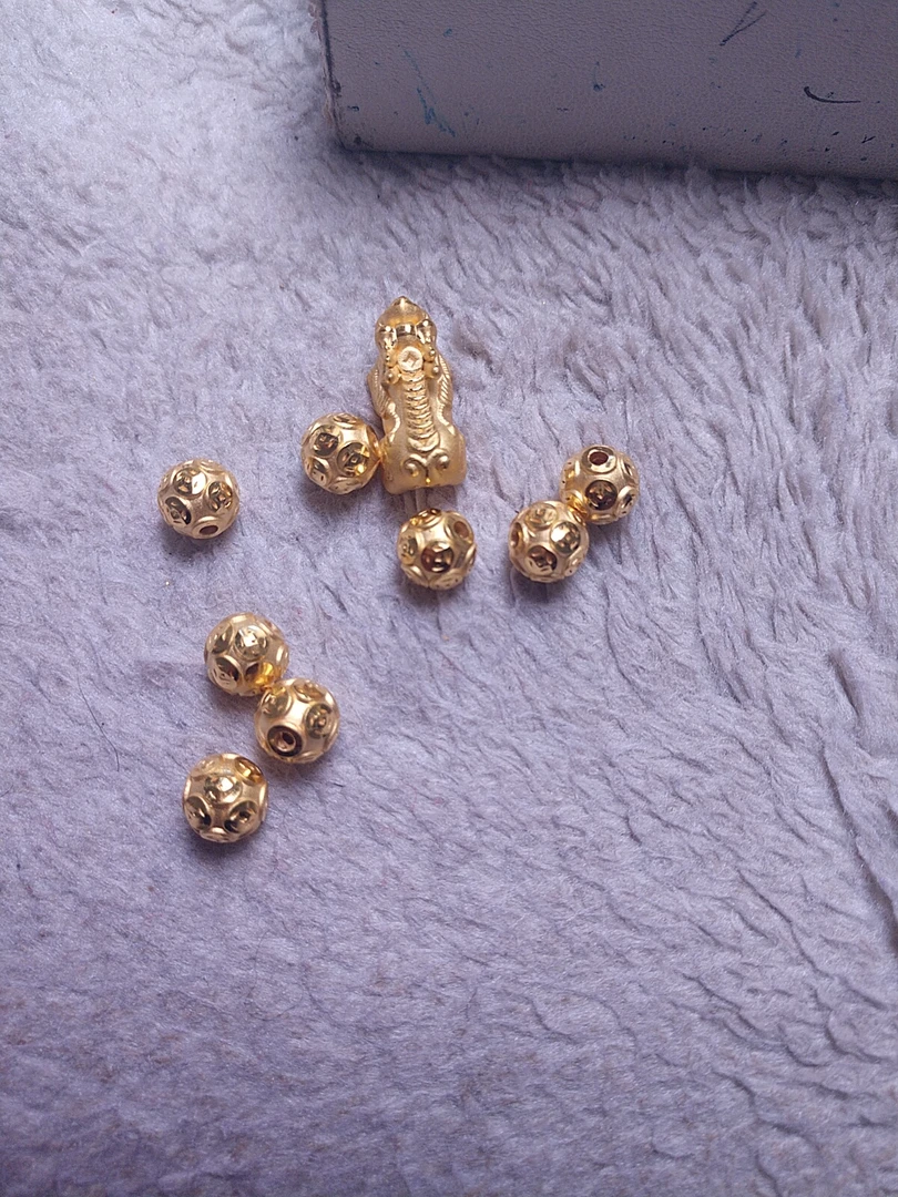 金元宝足金999貔貅珠子首饰貔貅