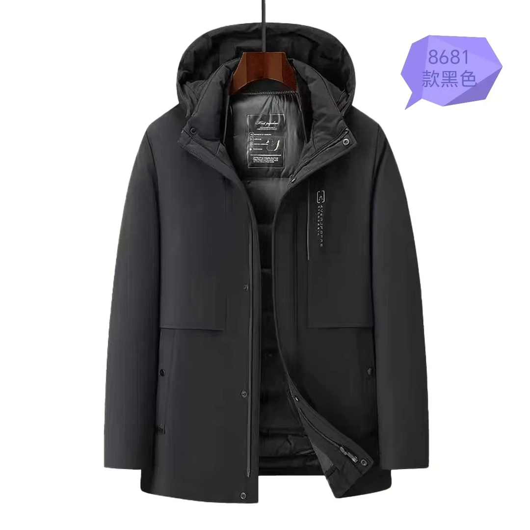 【午间风】男式休闲脱卸帽羽绒服lgz 8681