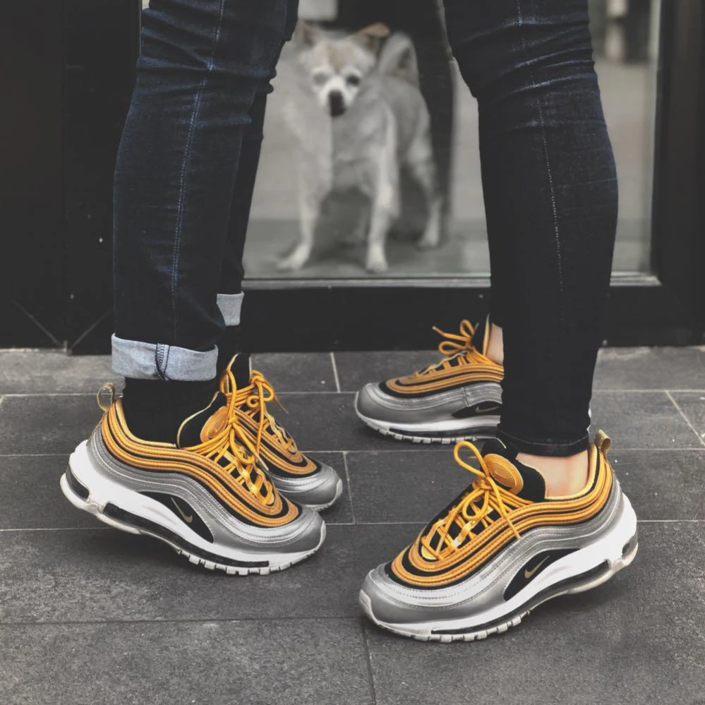 Nike Air Max 97 Gold Silver Brown 金银 AQ4137-700百搭高帮ins