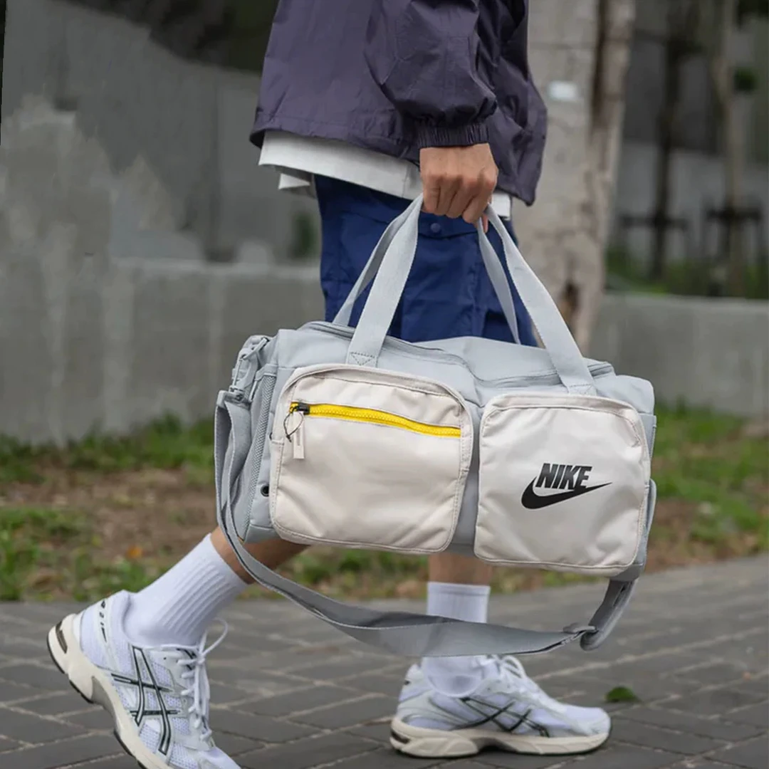 Nike耐克健身包男女单肩斜挎包运动旅行包男女BA6169-410-077