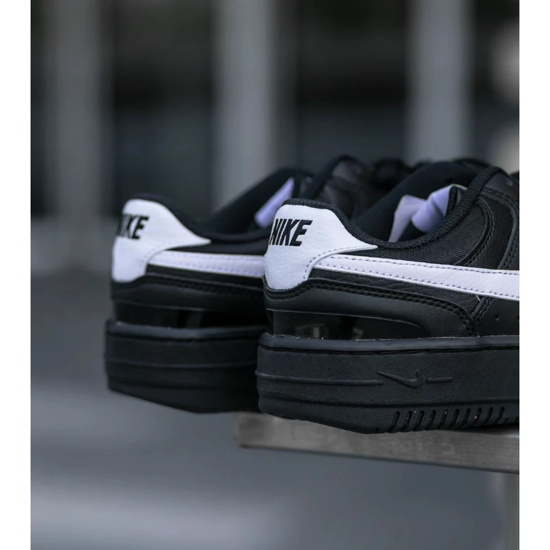耐克Nike Gamma Force黑白黑武士空军女款厚底低帮休闲板鞋FQ6476