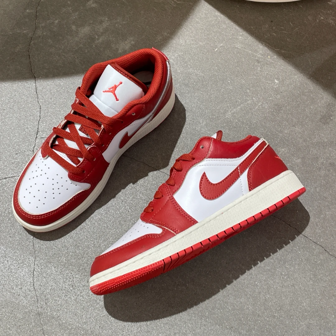 【龙年限定】Nike耐克女子新年限定白红AJ1复古运动板鞋 FJ3465-160