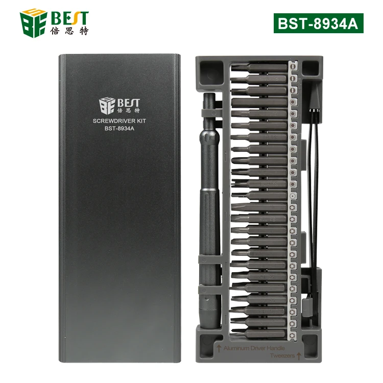倍思特精密电脑螺丝批工具套装螺丝刀套装五金工具手自一体拆机