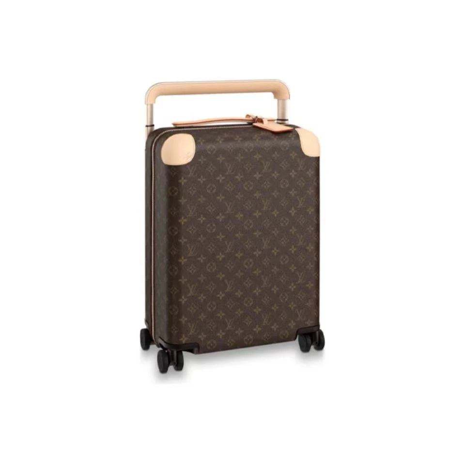 99新 LouisVuitton/路易威登 Horizon50老花满印旅行箱20寸芯片款