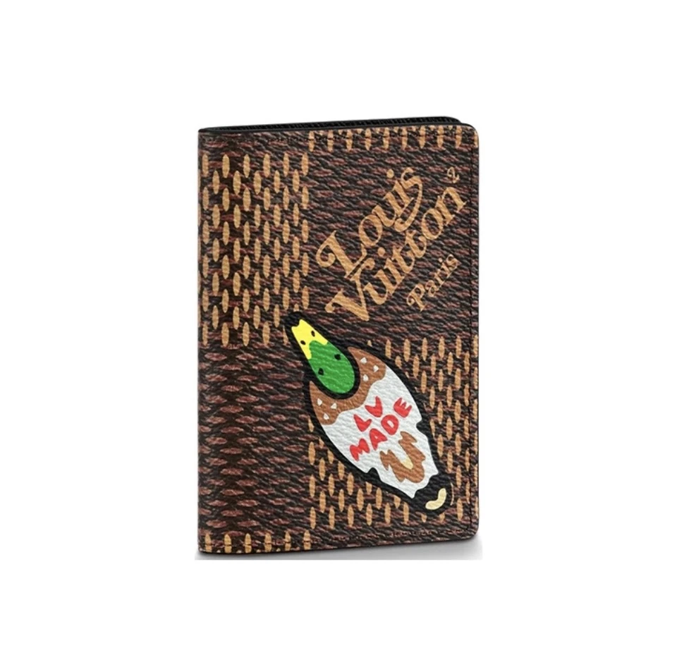 99新 LouisVuitton/路易威登 *NIGO联名新款鸭子涂鸦钱包