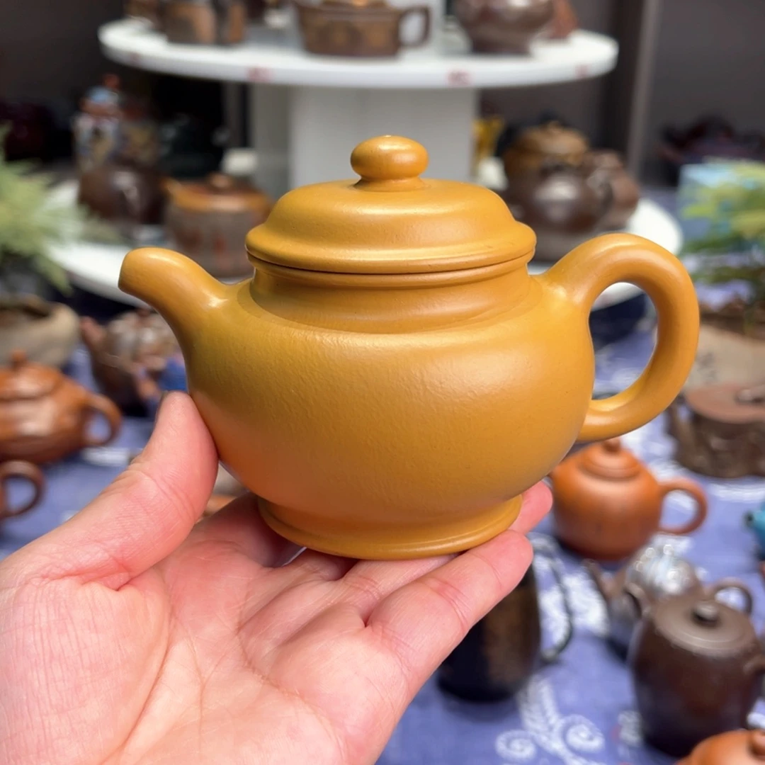 紫泥茶壶王*老紫砂壶段泥