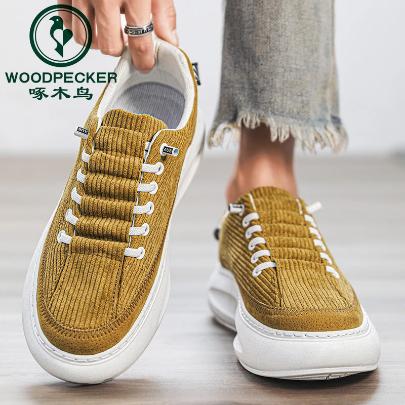 春秋季新款男鞋网面板鞋懒人一脚蹬潮鞋韩版休闲鞋男士帆布鞋板鞋