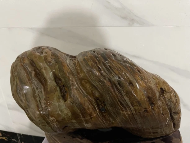 华安玉（九龙璧）天然纹石32x 20 x 15(厘米)