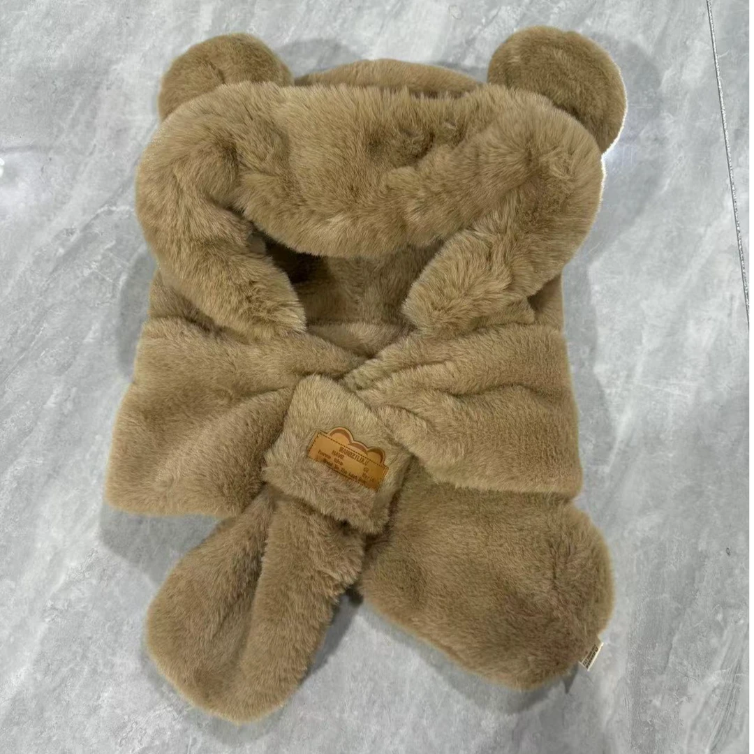 【小熊帽帽】秋冬防风保暖帽子可爱加厚版