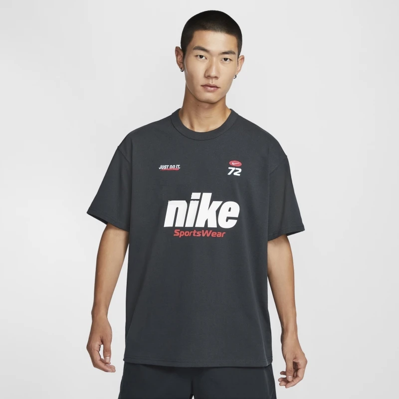 NIKE/耐克男子PREM ESSN TEE GCEL透气运动圆领纯棉T恤HQ1570-045