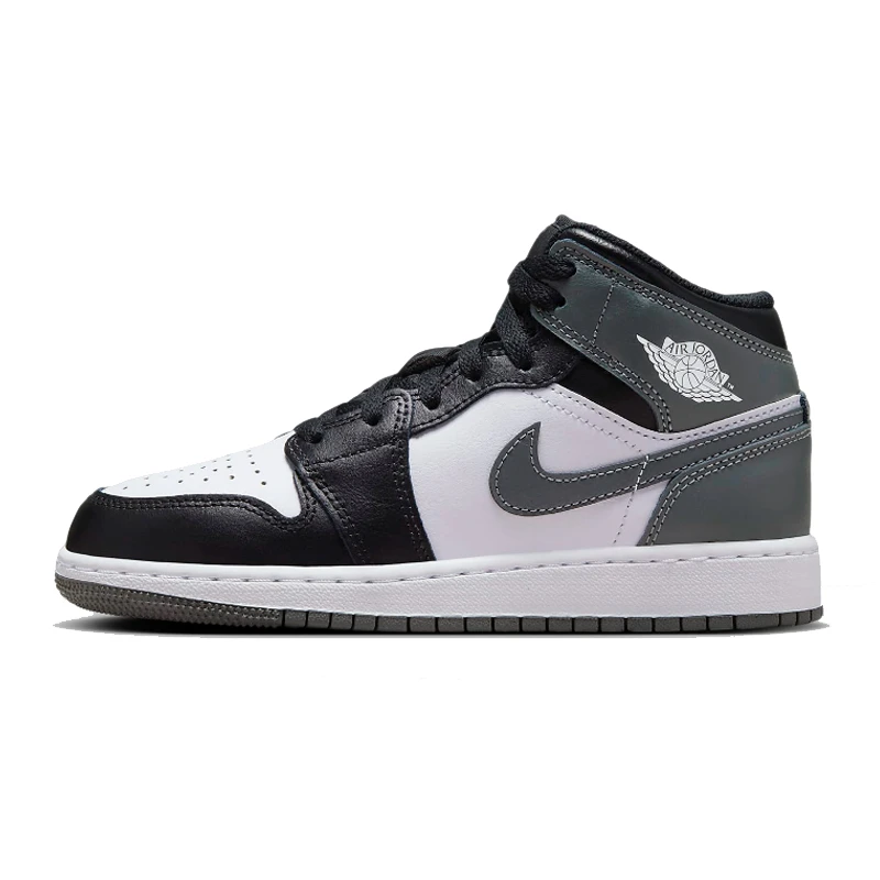 NIKE/耐克男大童AJ 1 MID (GS)乔丹篮球鞋DQ8423-001