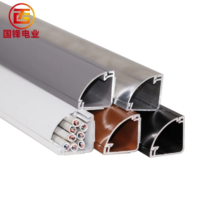 明装室内墙角线槽铝合金阴角布线条金属角用隐藏电路胶贴电工套管