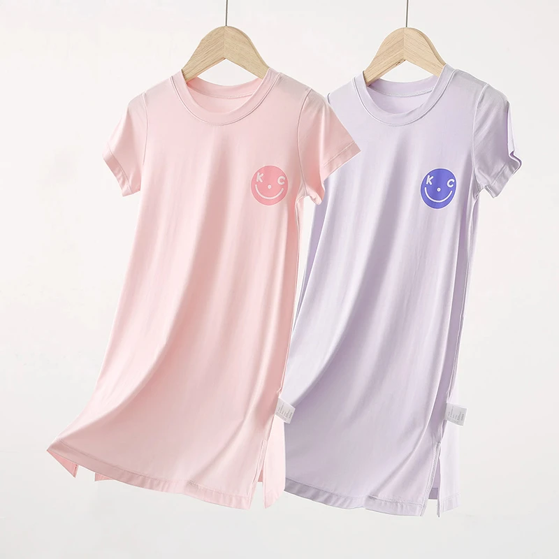 儿童睡衣女童睡裙夏季薄款中大童可外穿