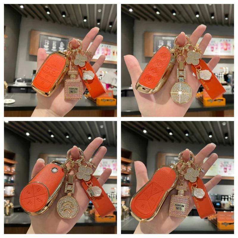 女神镶钻爱马仕车钥匙扣短款高级感时尚挂件精致女神款汽车钥匙链