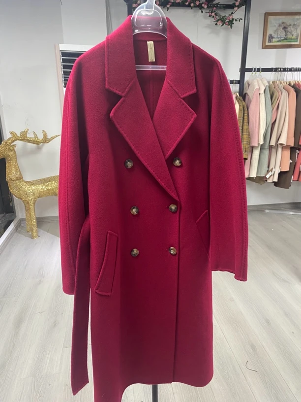 [H504三色毛呢双面短外套]长袖镂空气质夏季休闲迷彩