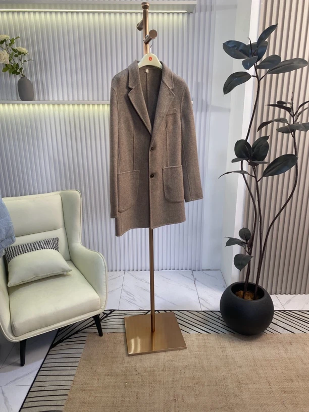 [H3629卡其双面外套]长袖镂空气质夏季休闲迷彩