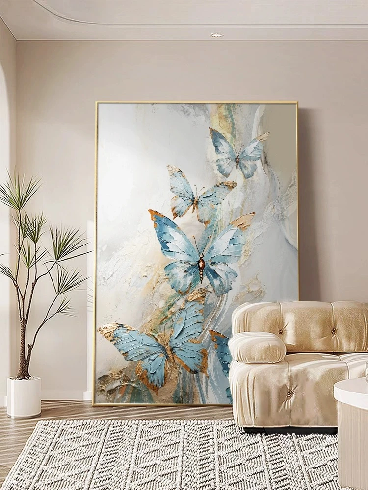 【破茧成蝶---蝴蝶】时尚现代、轻奢、百搭砂岩哑光装饰画