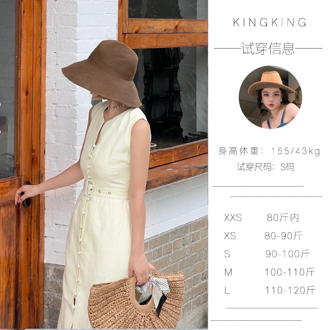 金金自制【伯克利都会】小个子定制亚麻高定气质显白百搭显高连衣裙