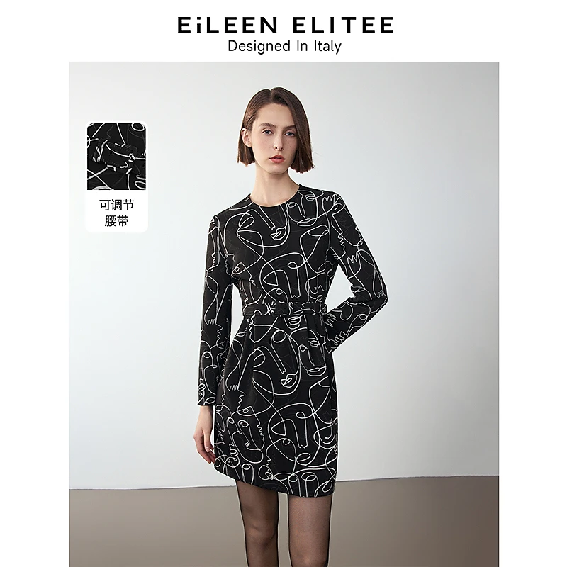 【Koketit联名系列】朗姿欧洲EiLEEN ELITEE24冬新气质连衣裙