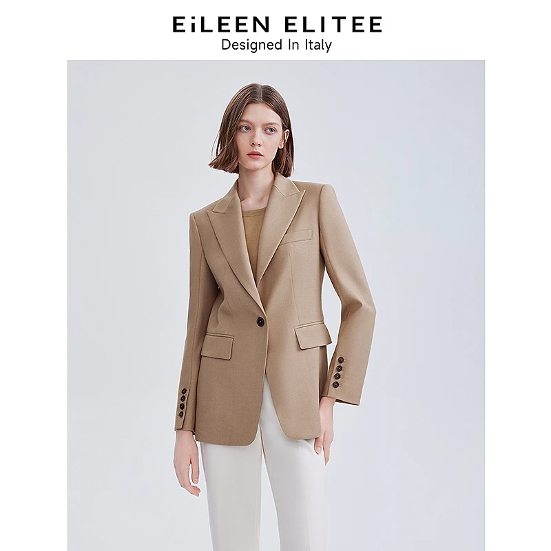朗姿欧洲EiLEEN ELITEE24秋法式职业正装气质西装西服外套欧若风