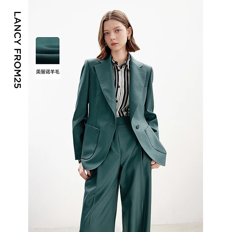 朗姿时尚西服外套设计感气质秋季2024年新款高级感正装休闲女西装