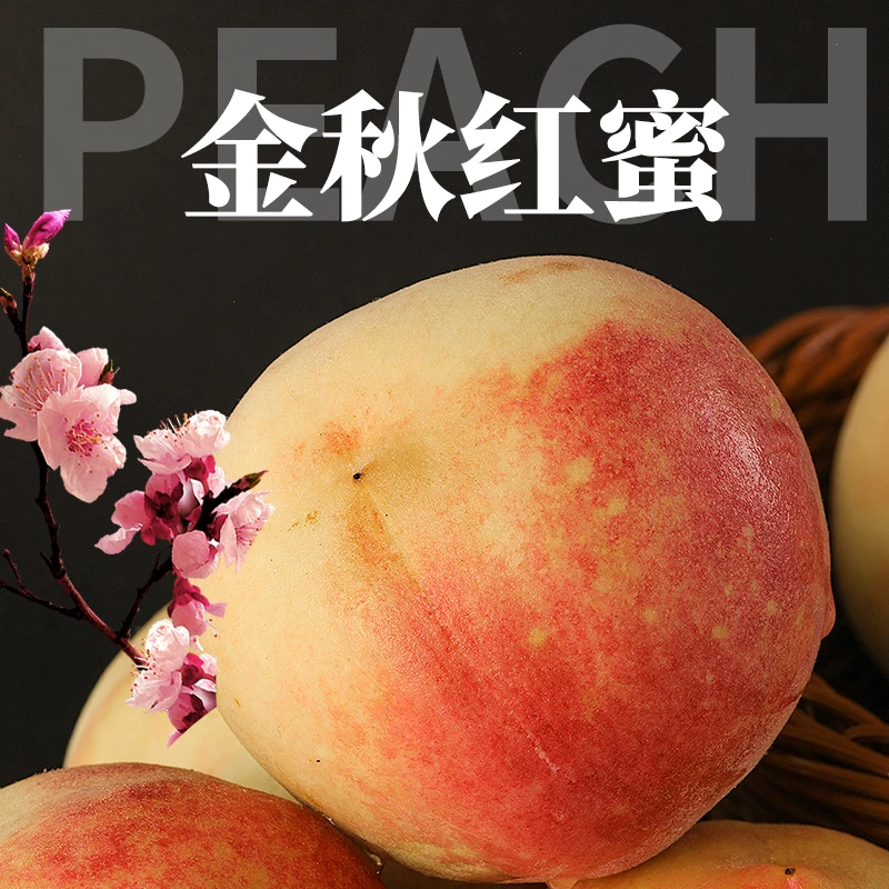 【爆甜】山东金秋红蜜桃新鲜水果冬桃毛桃当季水果