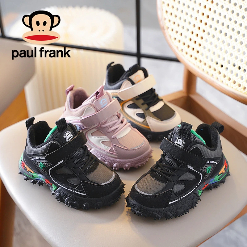 【肉妈童品】1031大嘴猴童鞋冬季新款男女童加绒二棉运动鞋26-37