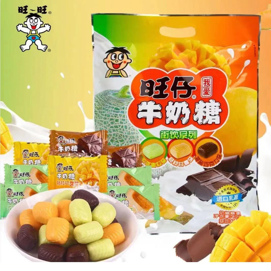 牛奶糖果味软糖喜糖婚糖散装街饮系列杨枝甘露味休闲糖果解馋零食