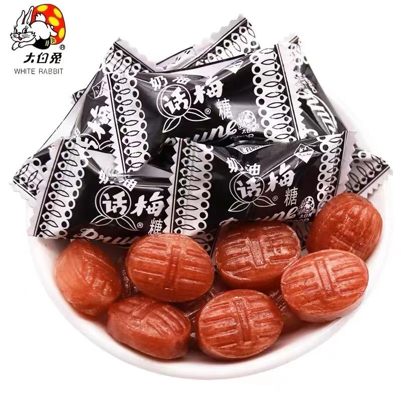 奶油话梅糖散装酸甜硬糖8090后怀旧水果味糖果小零食