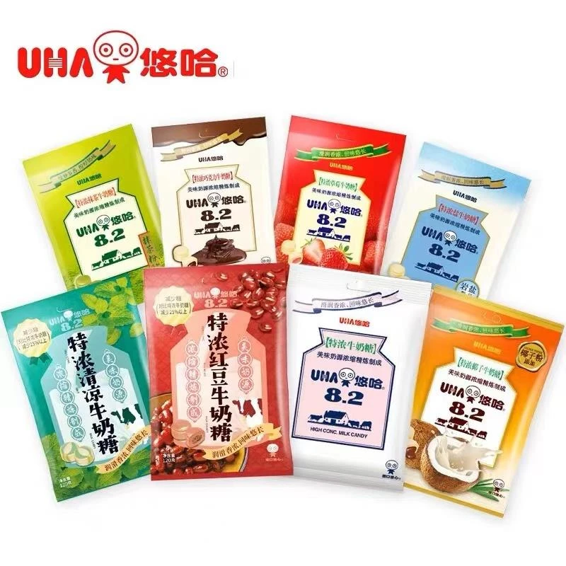 特浓牛奶糖散装味觉糖多口味抹茶味草莓味小包装休闲糖果小零食品