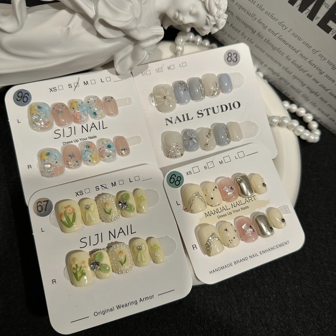 根据编号下单/备注尺码/全尺码纯手工穿戴甲/非瑕疵/no退no换