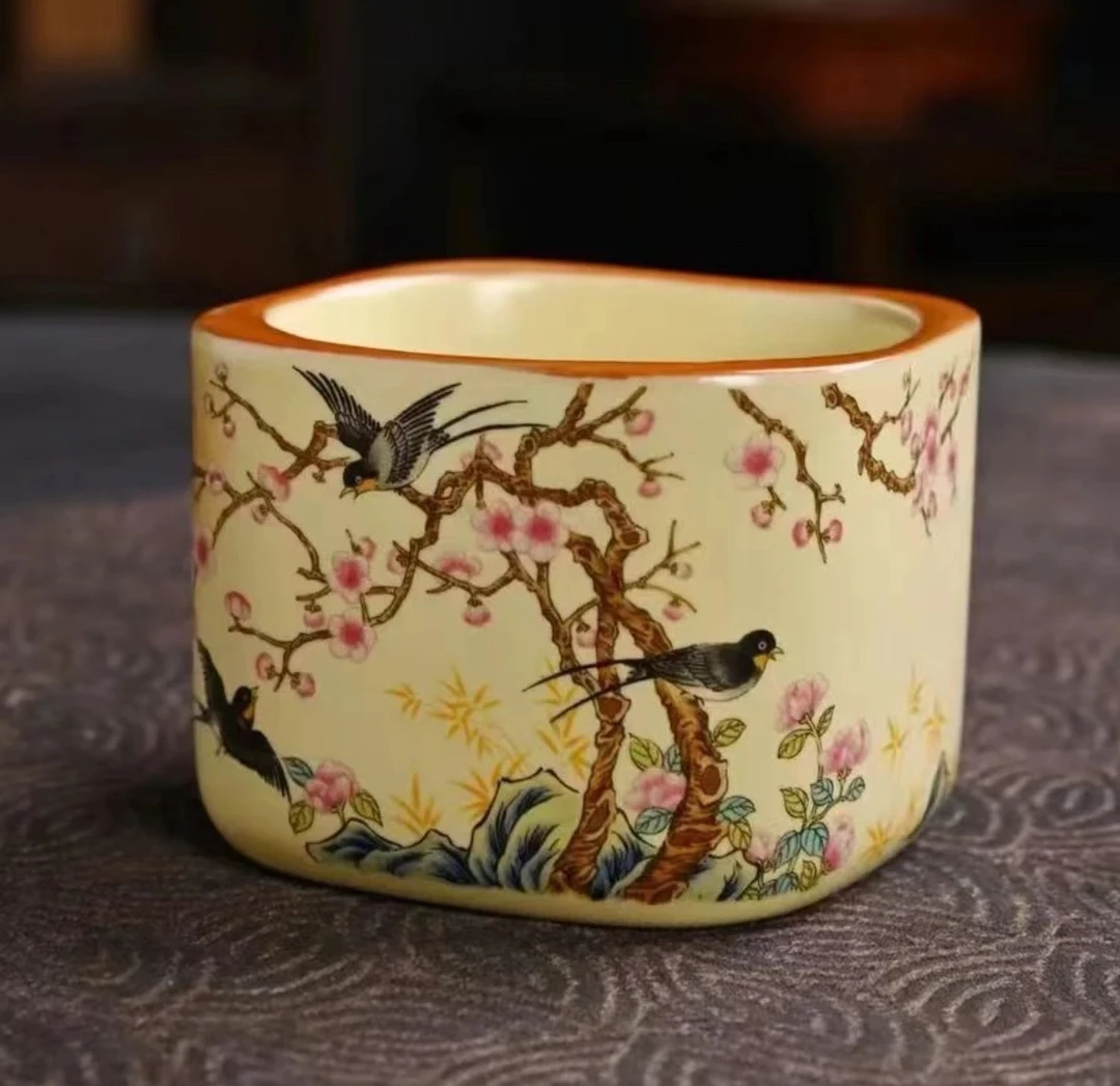 四方杯花鸟主人杯 A82