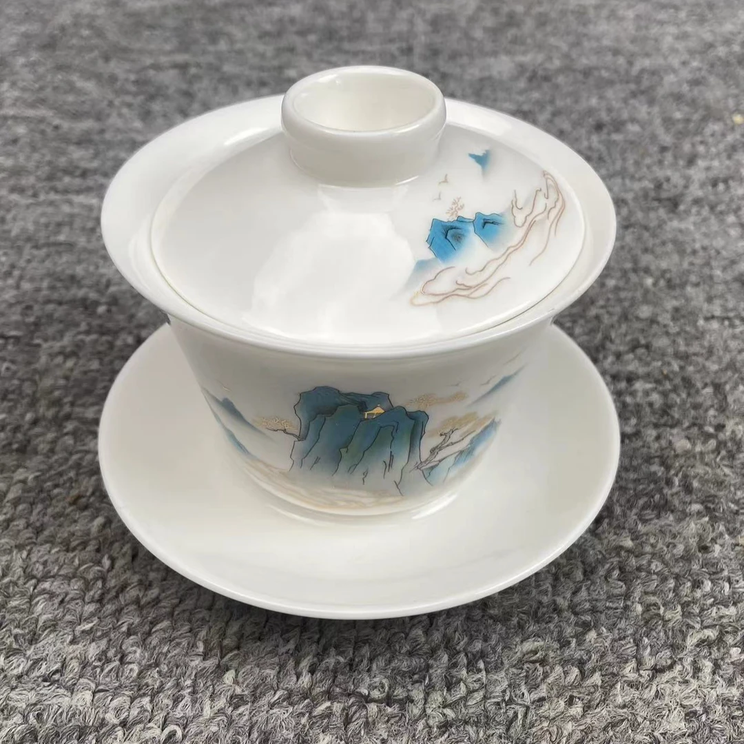 山居秋明三才盖碗E3