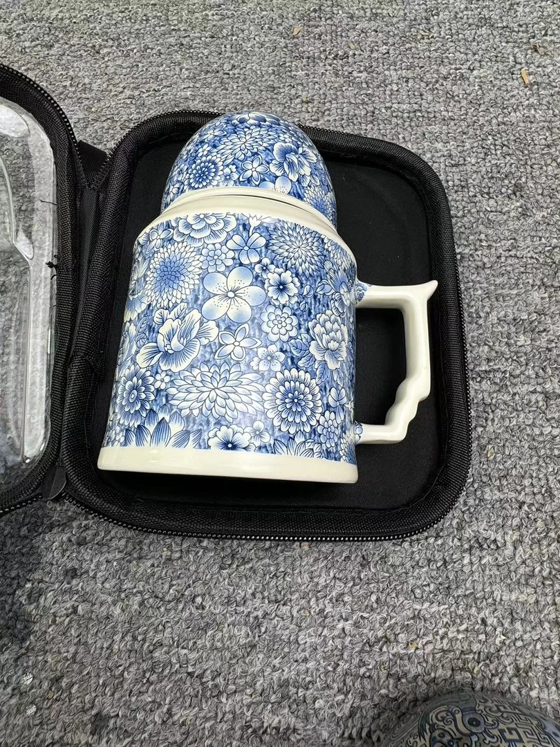 万花蓝保温壶@D23