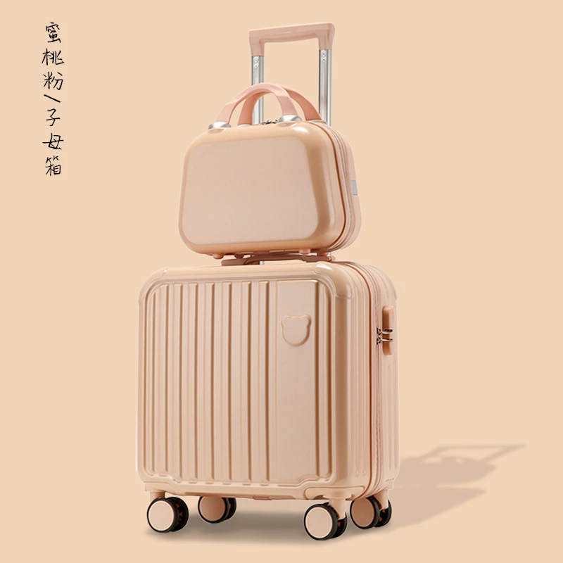 18寸登机箱小熊16卡通小行李箱拉杆箱儿童密码旅行箱子静音万向轮