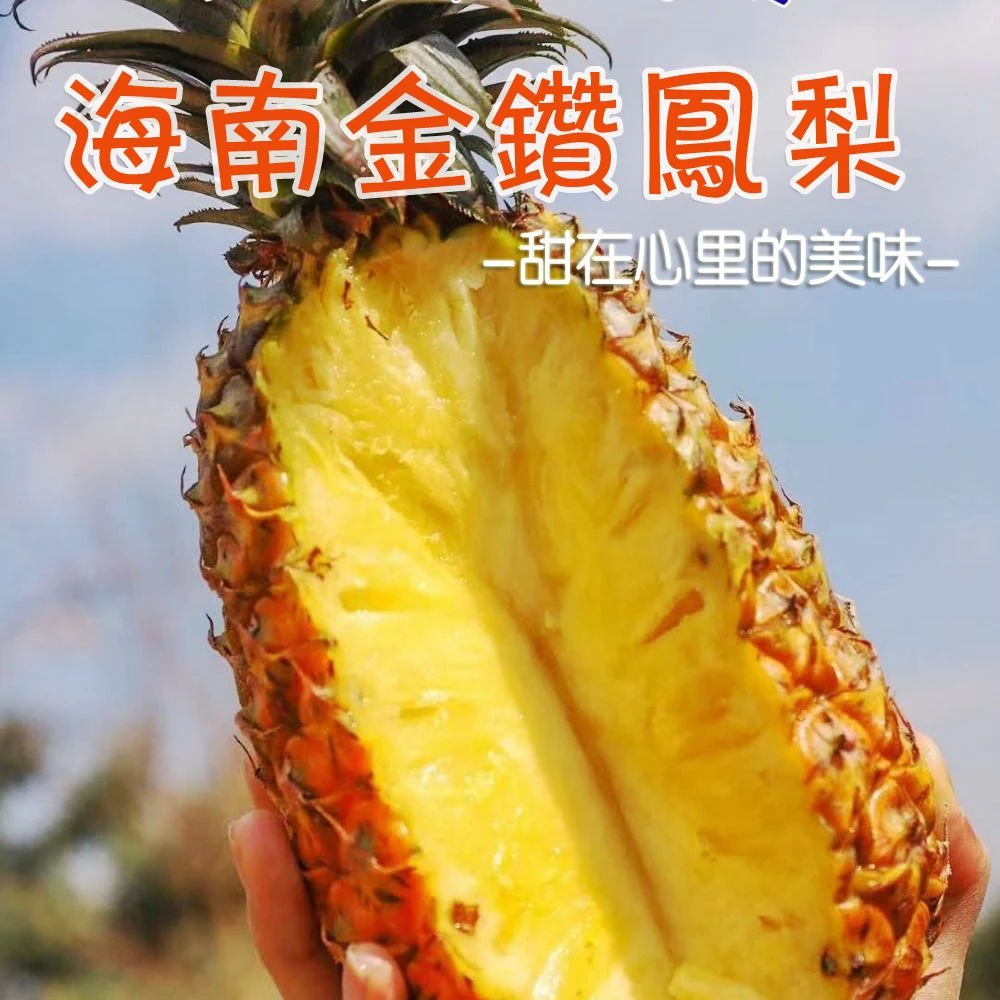 金钻凤梨正宗原产地海南新鲜当季水果手撕无眼台湾凤梨非菠萝包邮