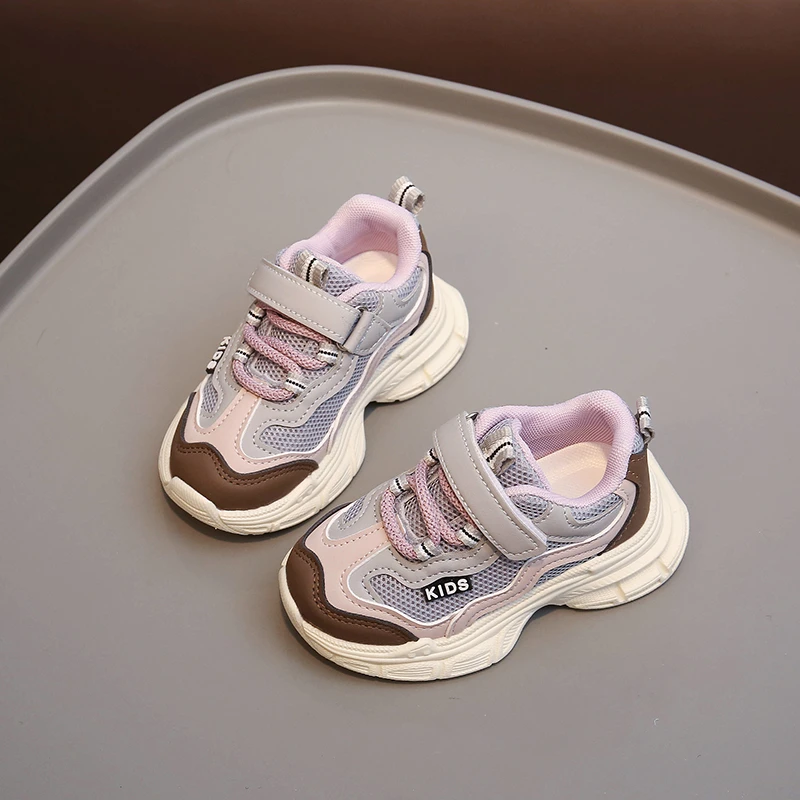 2024春秋透气儿童运动鞋老爹鞋男女小童跑步鞋休闲鞋子宝宝鞋网鞋