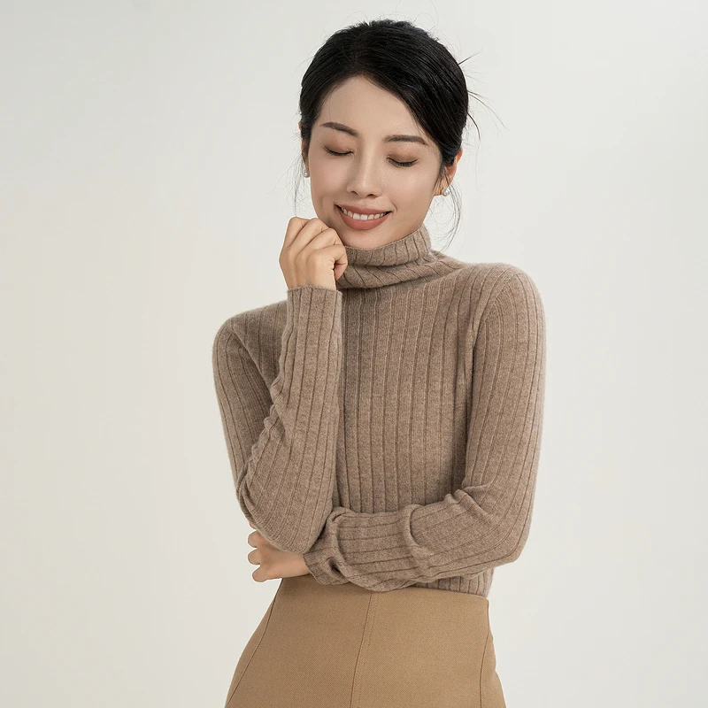 海尔曼斯经典显瘦羊绒打底衫D4981D71